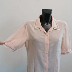 camicia di seta cherie salsomaggiore rosa vintage