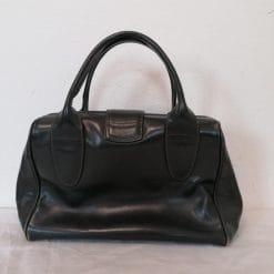 borsa da medico in pelle marrone scuro vintage