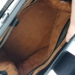 borsa da medico in pelle marrone scuro vintage