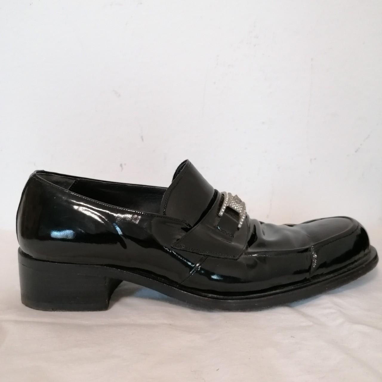 versace mocassini medusa da uomo in vernice