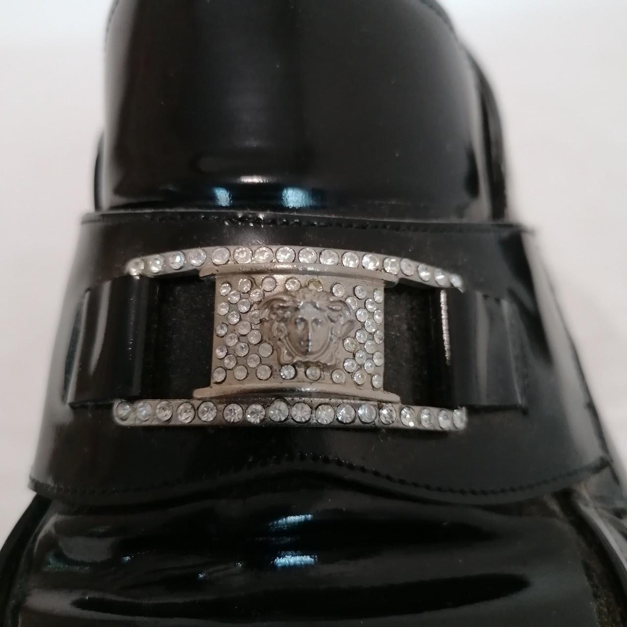 versace mocassini medusa da uomo in vernice