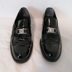 versace mocassini medusa da uomo in vernice