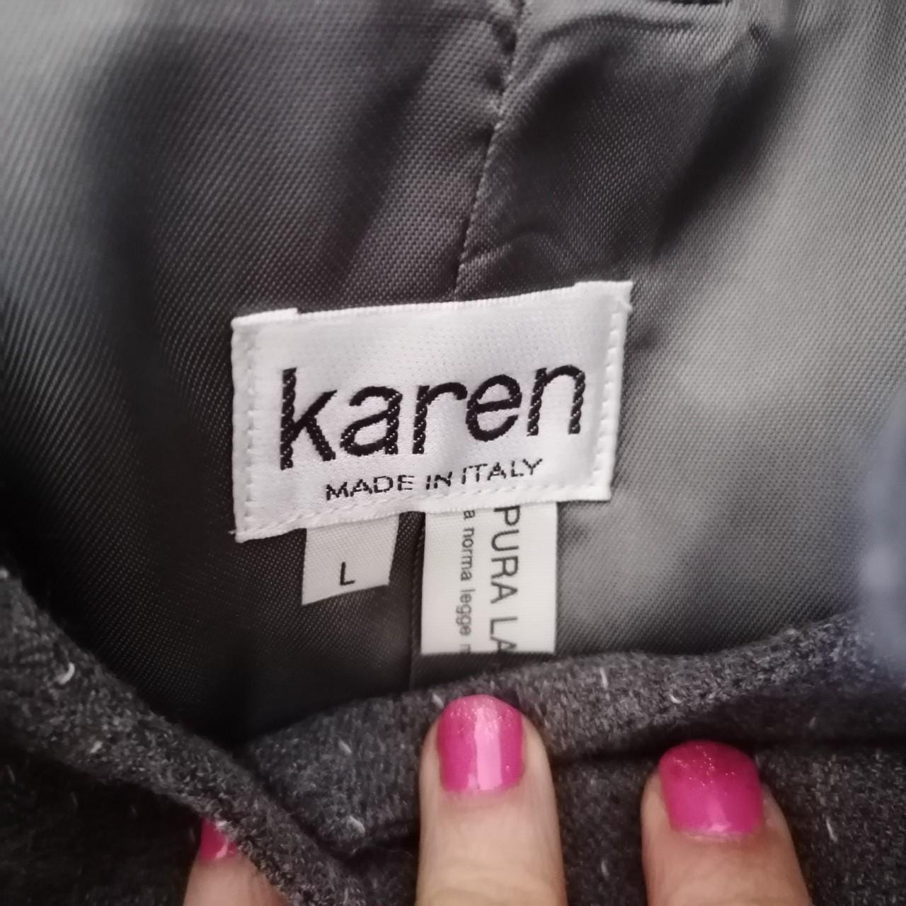 tailleur vintage in lana con fiocco