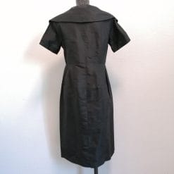 abito di seta anni '00 nero