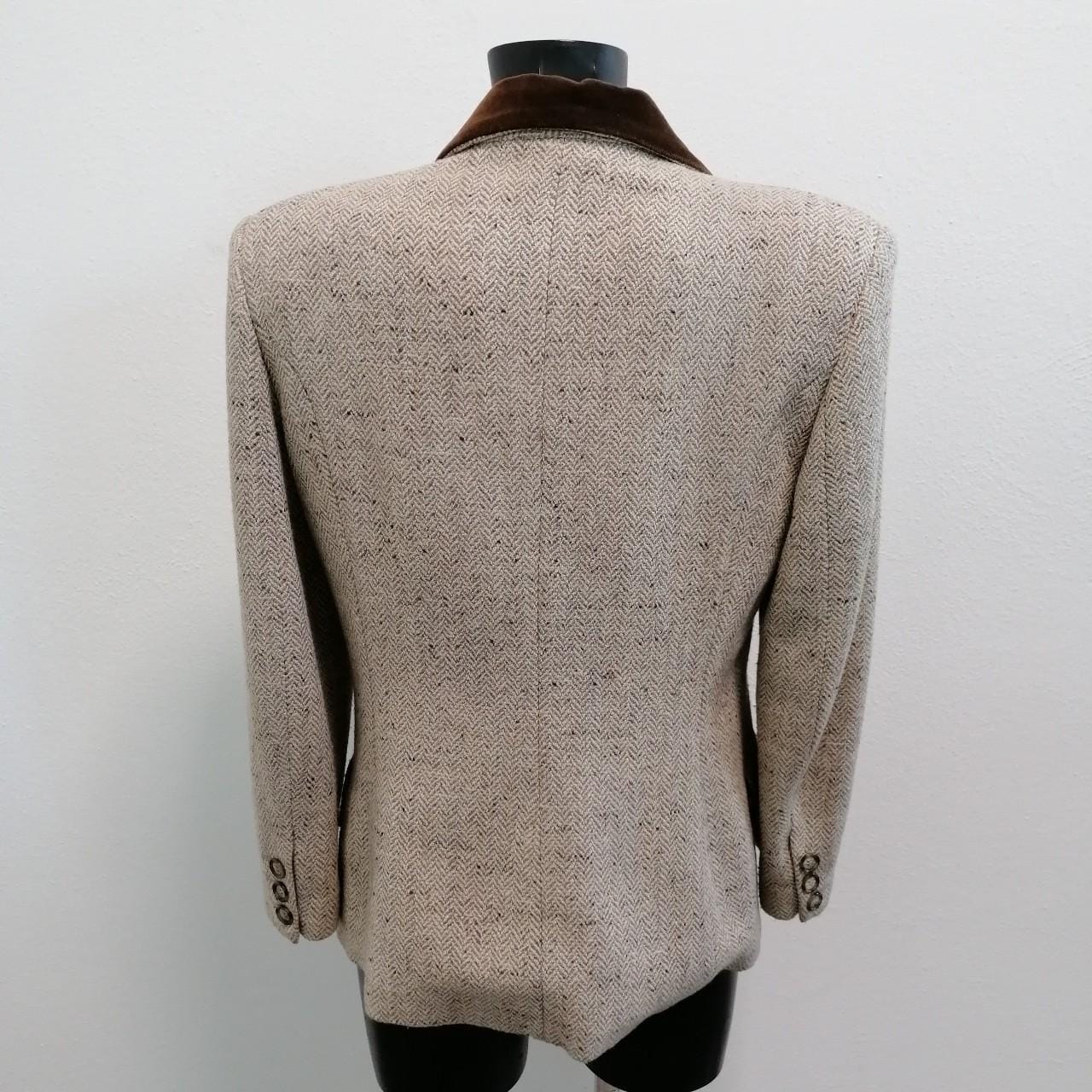 laura biagiotti bear's bazar blazer vintage collo in ciniglia