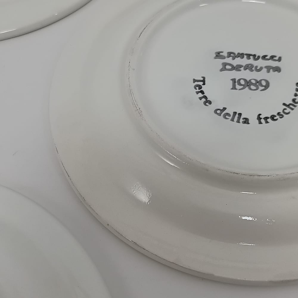 Ciotole Santucci Deruta con piattino - immagine 7