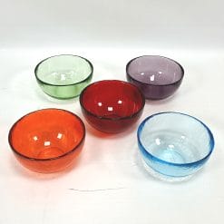 yalos casa murano ciotole coppette lotto 5 pezzi