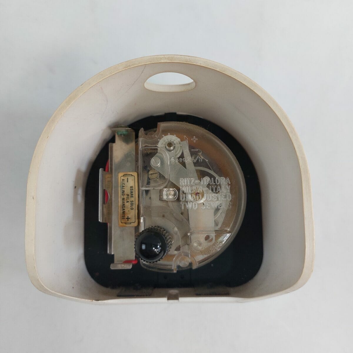 Orologio da tavolo Optic di Joe Colombo per Ritz Italora - anni '70 - immagine 3