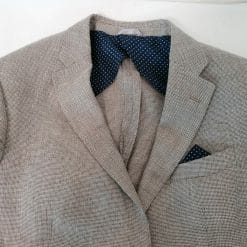 blazer uomo lanificio bottoli lino e cotone biologici, vintage