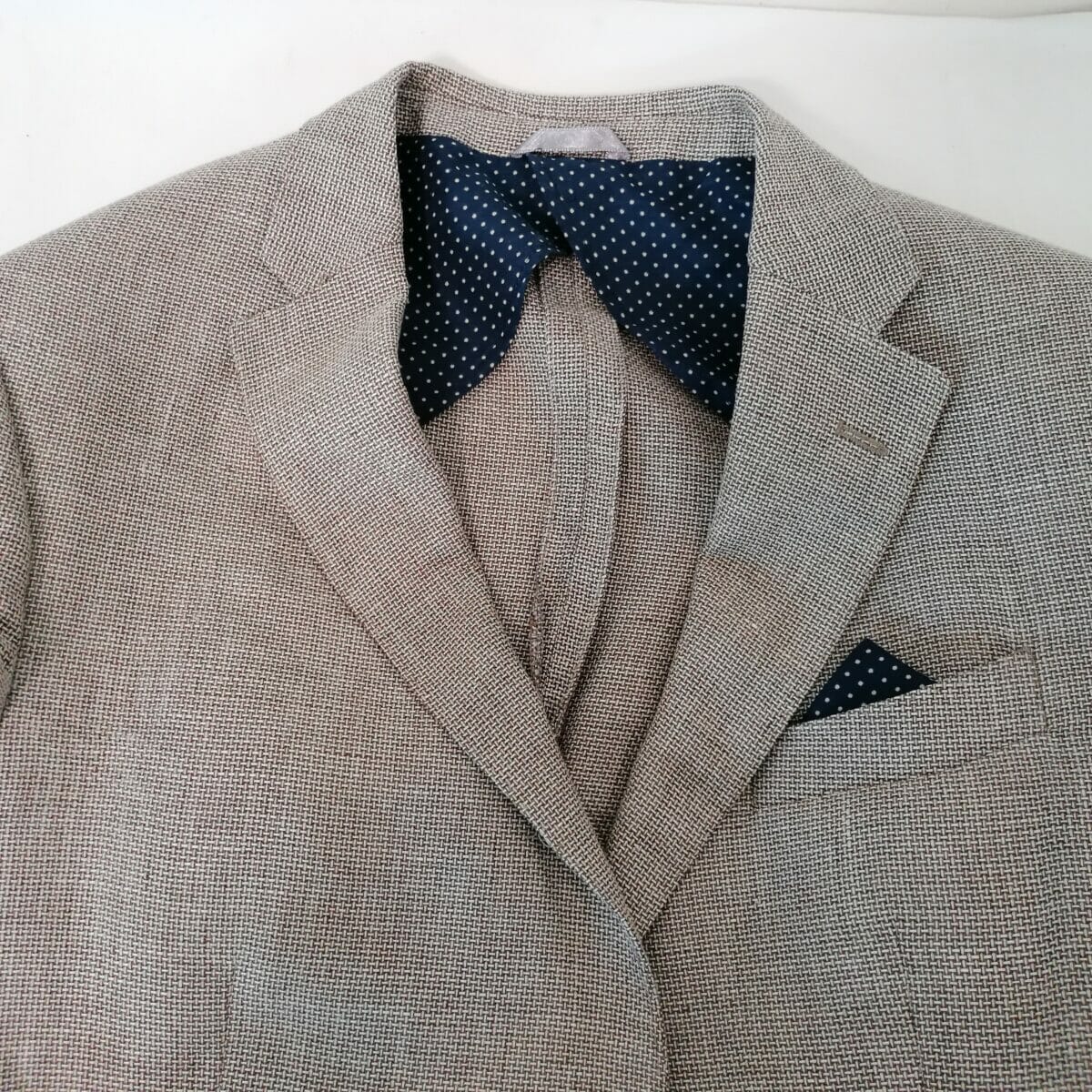 blazer uomo lanificio bottoli lino e cotone biologici, vintage