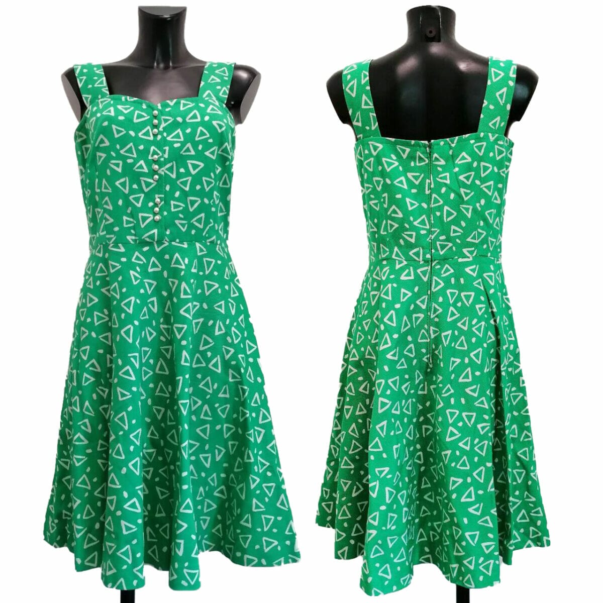 abito sartoriale anni '90 verde