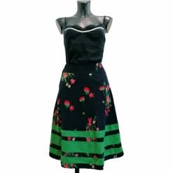 gonna vintage handmade a fiori