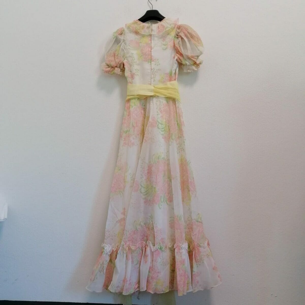 abito da sposa vintage a fiori