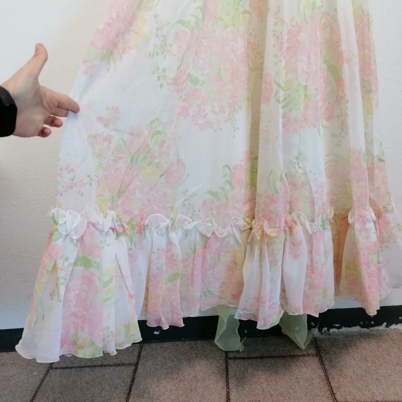 abito da sposa vintage a fiori