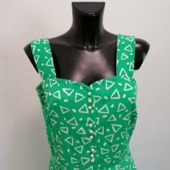 abito sartoriale anni '90 verde