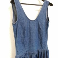 alberta ferretti vintage abito in jeans