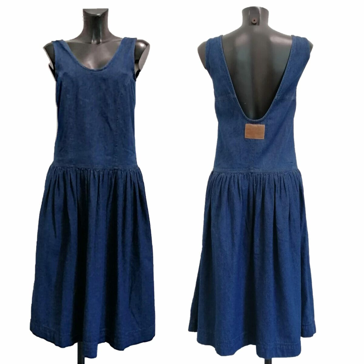 alberta ferretti vintage abito in jeans