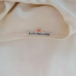 camicia di seta vintage con ricami