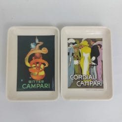 Coppia posacenere / svuotatasche Campari