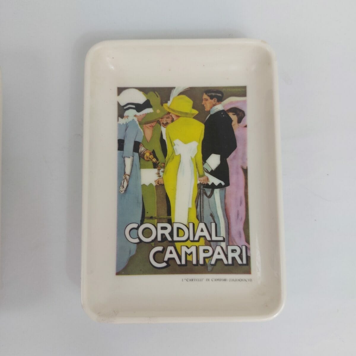 Coppia posacenere / svuotatasche Campari - immagine 3