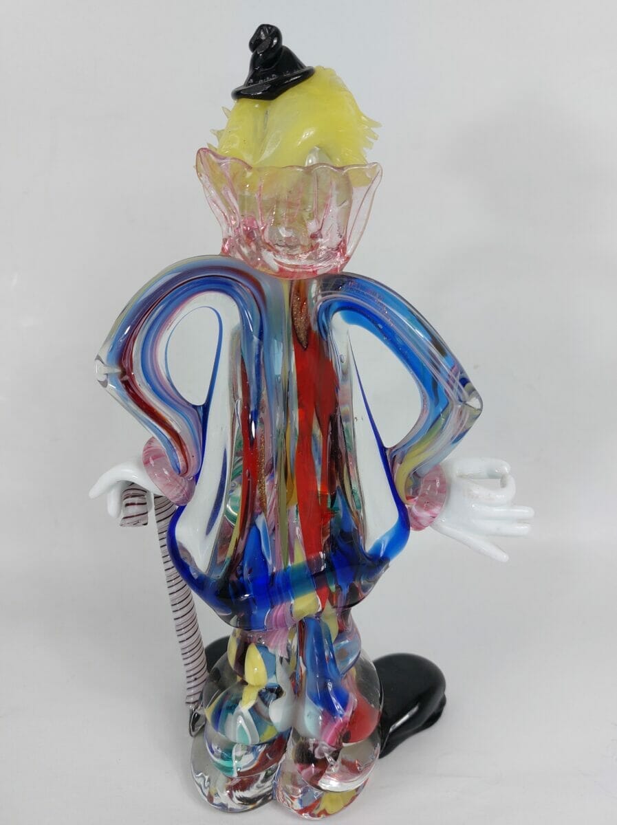 Pagliaccio in vetro di Murano - immagine 3