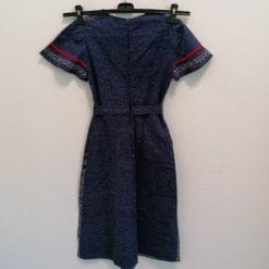 abito cucito a mano vintage in tela jeans