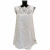 abito vintage in lino e pizzo