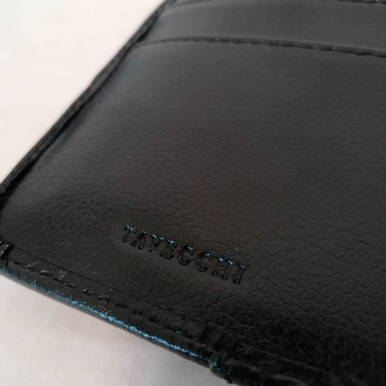 Cartella in pelle Tavecchi con rubrica vintage