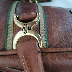 set di valigie vintage d'epoca in pelle campospinoso