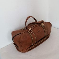 set di valigie vintage d'epoca in pelle campospinoso