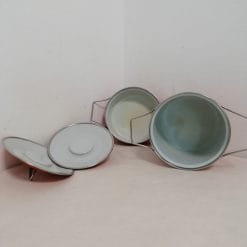 Siltal pentole Carla Agnelli con geroglifici anni '70