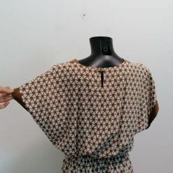 completo in seta vintage abito e cardigan Liolà