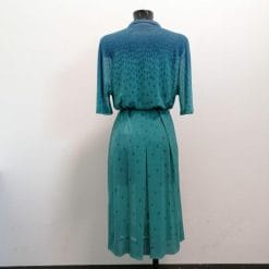 abito vintage semi-trasparente dégradé