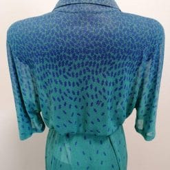 abito vintage semi-trasparente dégradé