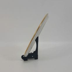 Piatto Longo con angelo piatto ornamentale con inserti in oro