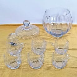 Alternative view of Servizio per punch in vetro soffiato