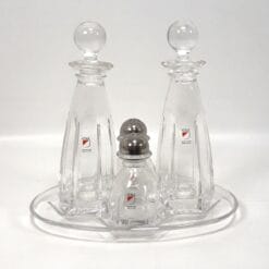 Set da tavola Colle cristallerie ColleVilca vintage anni 80 anni 90