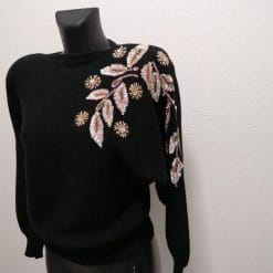 Maglione con lustrini anni '80