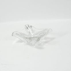 svuotatasche in vetro soffiato Murano, cristallo tipo Baccarat