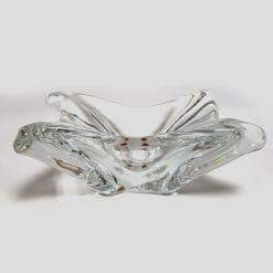 svuotatasche in vetro soffiato Murano, cristallo tipo Baccarat