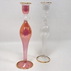 Candelieri in vetro soffiato 28cm
