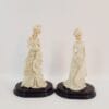 Coppia di statue in stile Auro Belcari