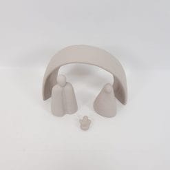 Presepe in pietra cerammica gresmoderno Le Stelle