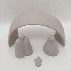 Presepe in pietra cerammica gresmoderno Le Stelle