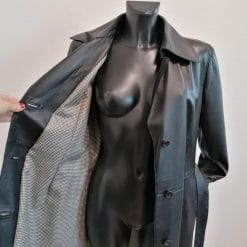 Trench in pelle anni '90