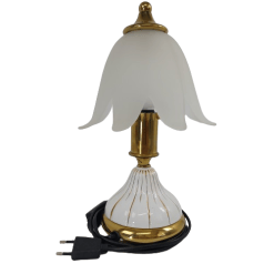 Bellissima lampada F. Fabbian vintage anni '80, abat-jour a fiore in ottime condizioni. Design unico e rara opportunità per collezionisti di oggetti vintage