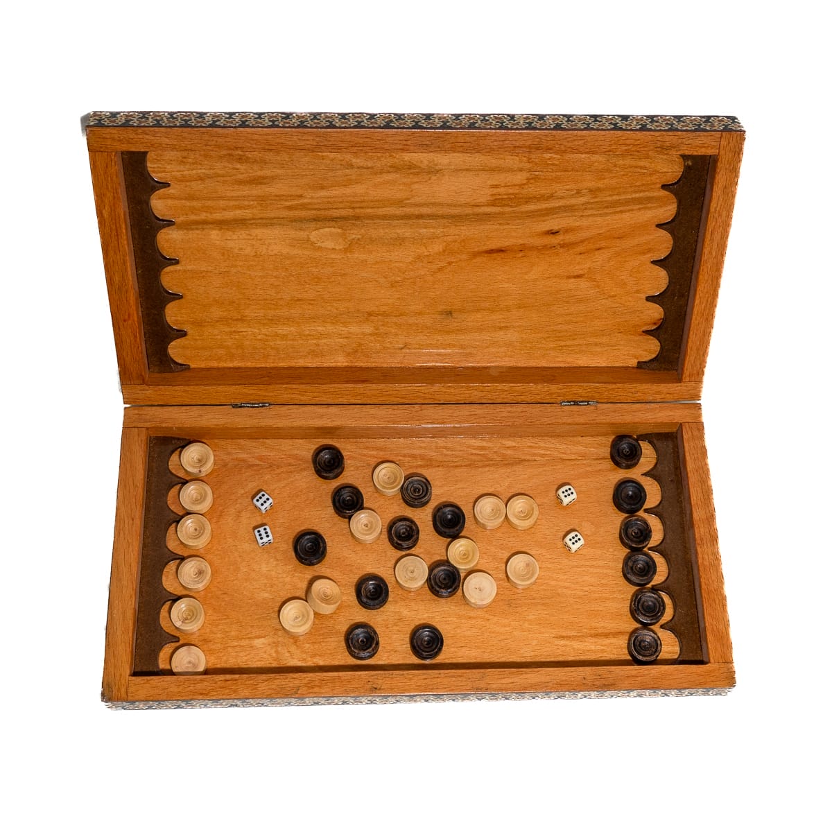 Damiera in legno tipo khatam - immagine 5