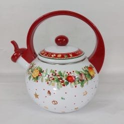 Bollitore Villeroy & Boch Winter Bakery Delight in ferro smaltato, 2L. Elegante, decorativo e funzionale, perfetto per la cucina o collezioni vintage.