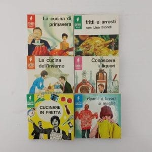 Lotto di 6 libretti Marabout Flash AMZ Milano, Royco, 1967. Edizione fuori commercio, formato tascabile, ricco di testi e immagini. Perfetto da collezione.