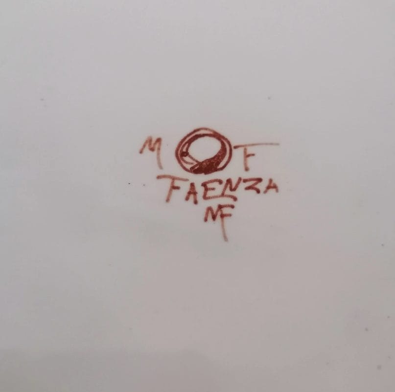 Piatto in ceramica Faenza Melandri e Focaccia - immagine 10